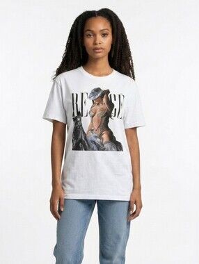 Beyonce White Graphic Tee